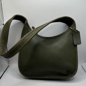 Vintage Coach Ergo 9020 Leather Shoulder Bag on Loden